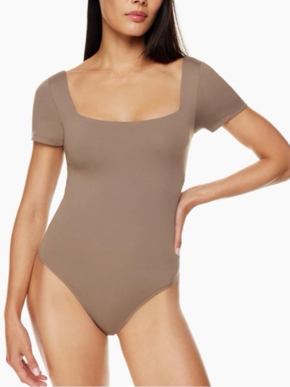 Babaton contour squareneck shortsleeve bodysuit